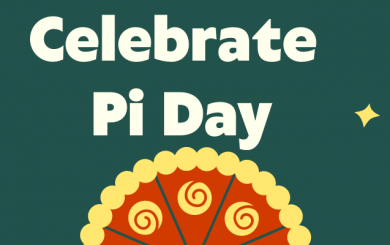 Celebrate Pi Day with an image of red pie