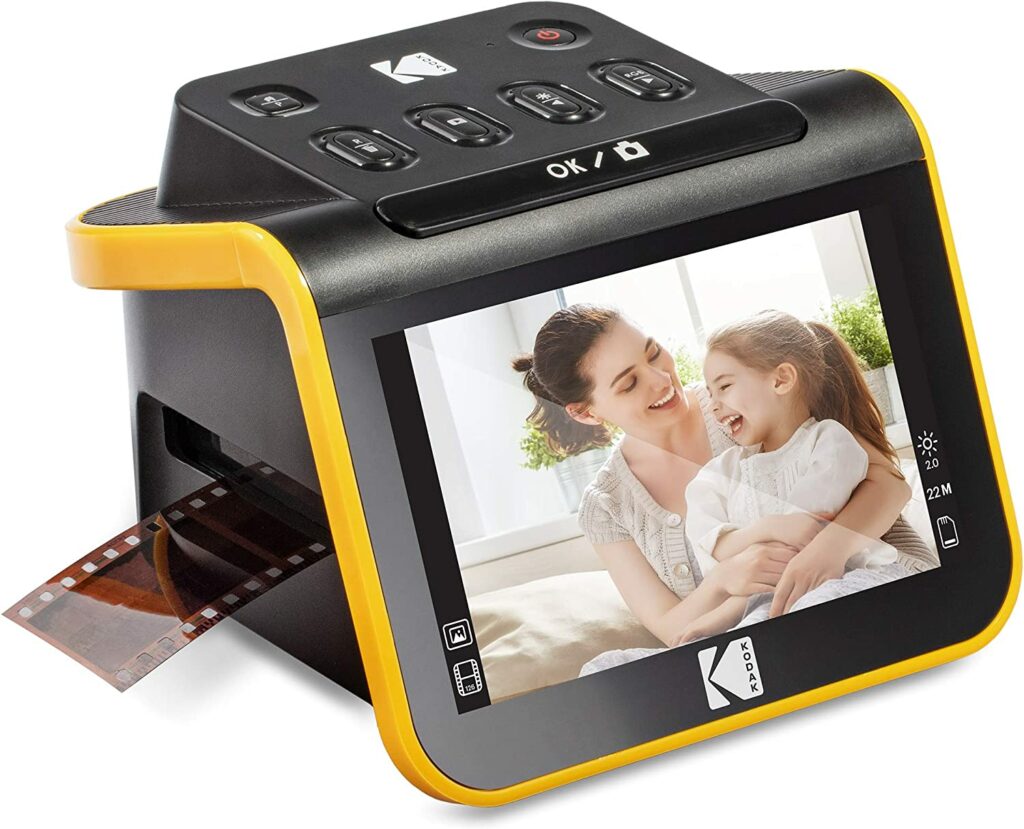 A film-to-digital converter. This takes 35mm film and digitizes it frame by frame.