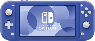 A Nintendo Switch Lite for playing Nintendo Switch games. The Lite is a handheld only version of the Switch.