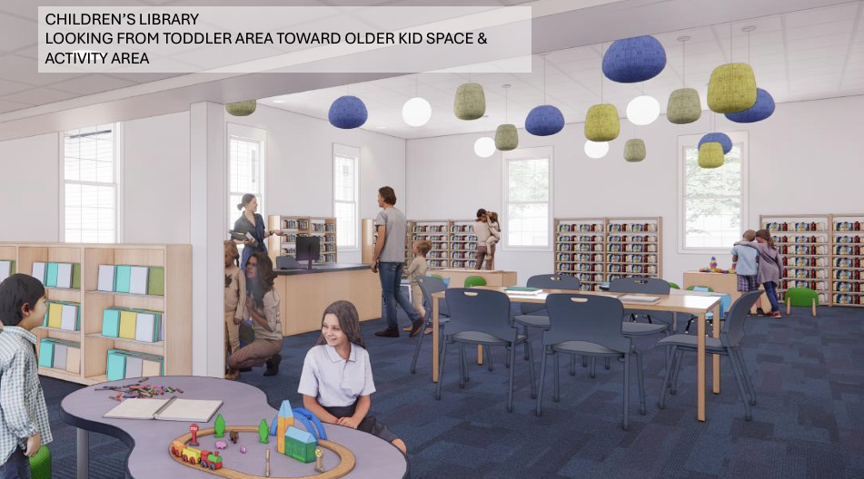 Image of proposed Children's Room in renovated library